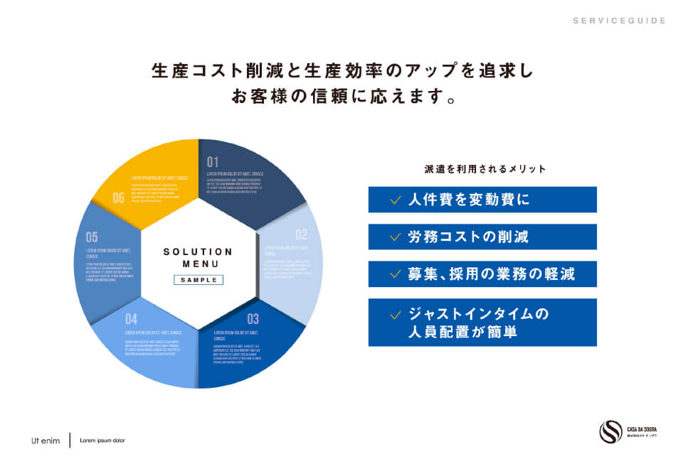 人材派遣会社 スライド4枚目